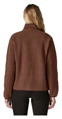 Polaire Patagonia Retro Pile Marsupial Marron Femme