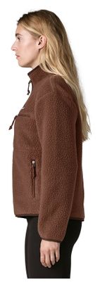 Polaire Patagonia Retro Pile Marsupial Marron Femme