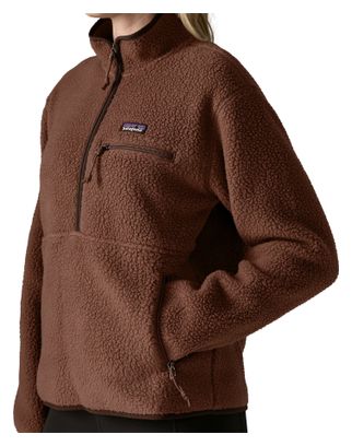 Polaire Patagonia Retro Pile Marsupial Marron Femme