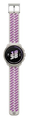 Montre GPS Suunto Race 3S Titanium Orchid Violet/Blanc