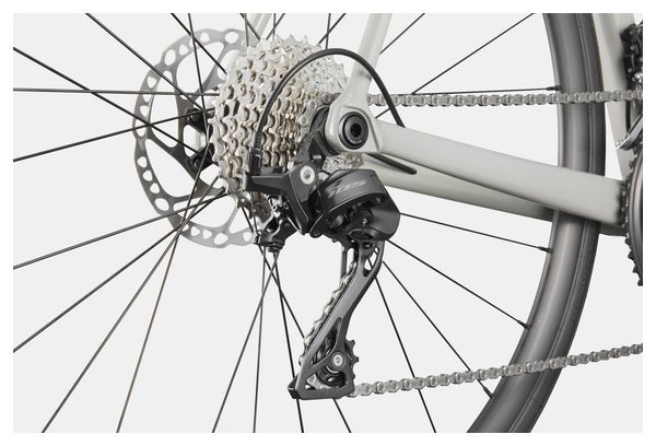 Bicicletta da strada Cannondale CAAD14 3 Shimano 105 12V 700 mm Bianco/Grigio