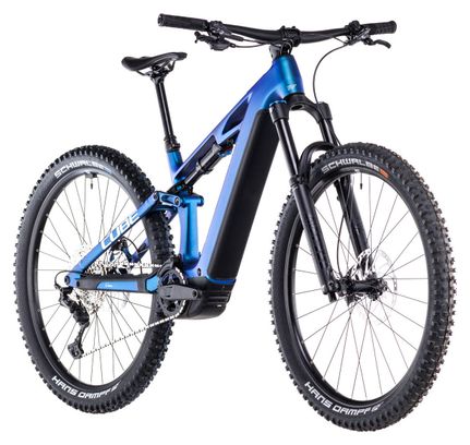 VTT Électrique Tout-Suspendu Cube Stereo Hybrid One44 HPC SLX 800 Shimano Deore XT 12V 800 Wh 29'' Bleu Nebula 2025