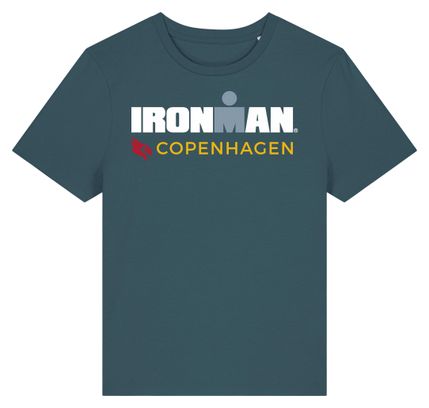 Maglietta a maniche corte Ironman Copenhagen Turquoise Blue Donna
