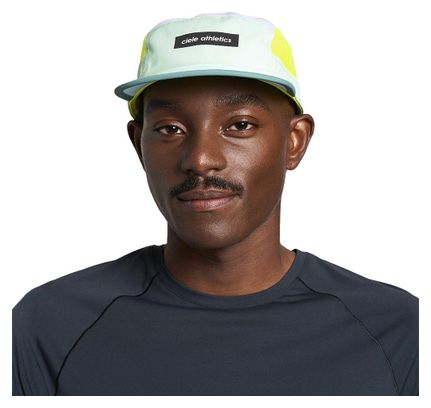 Casquette Ciele GOCap Field Iconic Bar Dusty Turquoise/White