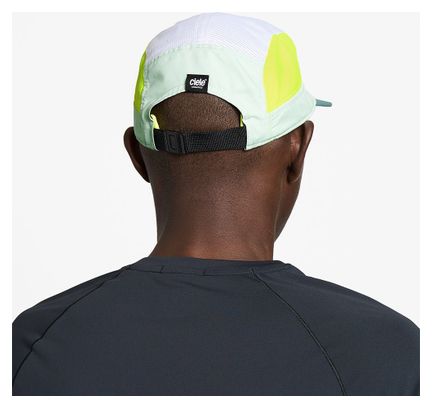 Casquette Ciele GOCap Field Iconic Bar Dusty Turquoise/White
