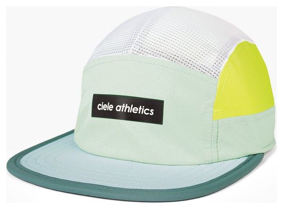 Casquette Ciele GOCap Field Iconic Bar Dusty Turquoise/White