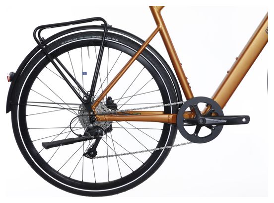 Vélo de Ville Electrique Bergamont E-Sweep Sport Shimano Claris 8V Mahle 250Wh Orange 2023 - Vélo d'Exposition
