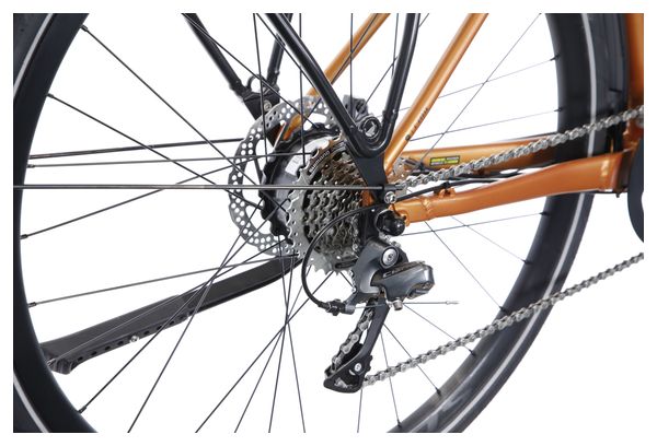 Vélo de Ville Electrique Bergamont E-Sweep Sport Shimano Claris 8V Mahle 250Wh Orange 2023 - Vélo d'Exposition