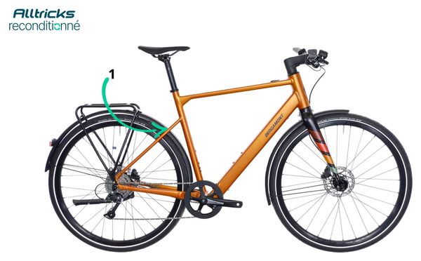 Vélo de Ville Electrique Bergamont E-Sweep Sport Shimano Claris 8V Mahle 250Wh Orange 2023 - Vélo d'Exposition