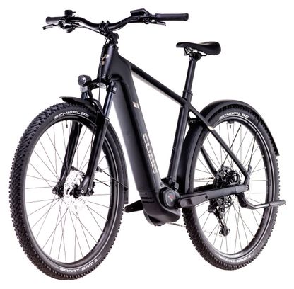 Cube Nuride Hybrid Pro 600 Allroad Bicicletta ibrida elettrica Shimano Cues 10S 600 Wh 29'' Nero 2025
