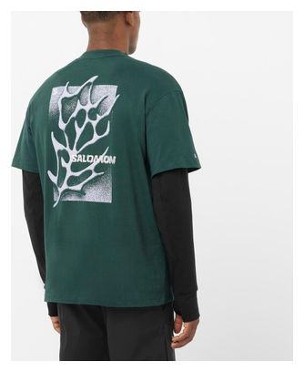T-shirt manches courtes Salomon Freestyle Vert Unisexe