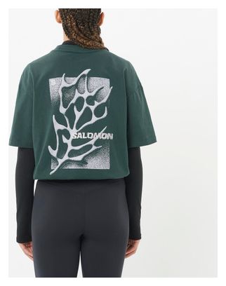T-shirt manches courtes Salomon Freestyle Vert Unisexe