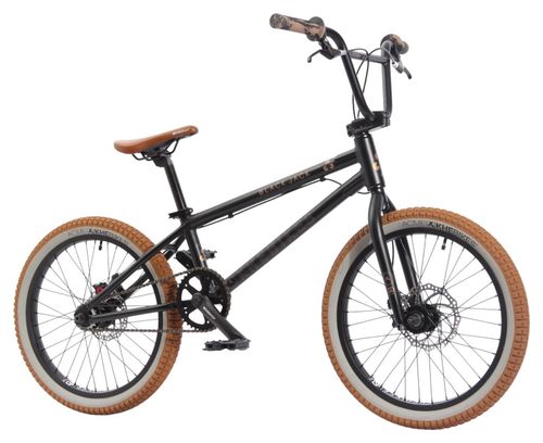Vélo BMX alu BLACK JACK DISC AL noir 20 pouces 10 kg
