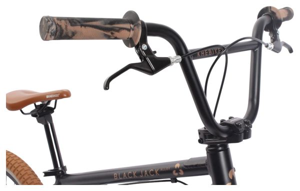 Vélo BMX alu BLACK JACK DISC AL noir 20 pouces 10 kg