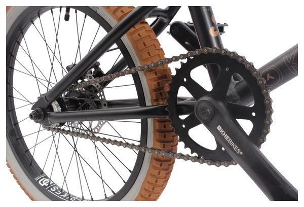 Vélo BMX alu BLACK JACK DISC AL noir 20 pouces 10 kg