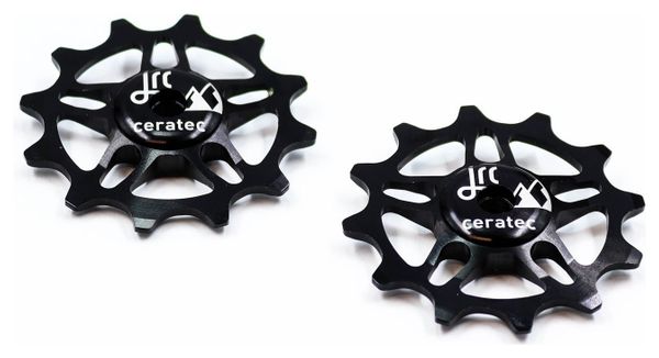 JRC Components Jockey Wheels 12T for SRAM Force / Red AXS Black