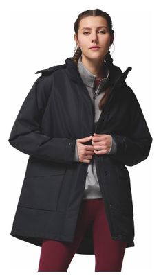 Columbia Pulaski Damen wasserdichter Parka mit Kapuze Schwarz