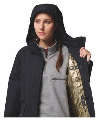 Columbia Pulaski Damen wasserdichter Parka mit Kapuze Schwarz
