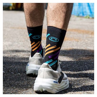Chaussettes BV Sport Light Run Miami Noir/Turquoise 