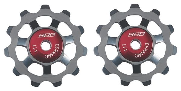 BBB Pair of ALUBOYS Rollers C ramic 9-10-11 Speeds