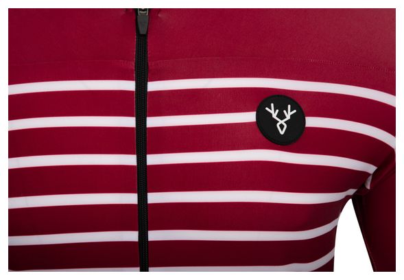 Maillot mangas cortas LeBram Ventoux Burdeos Slim Fit