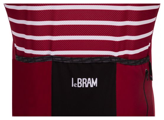Maillot mangas cortas LeBram Ventoux Burdeos Slim Fit