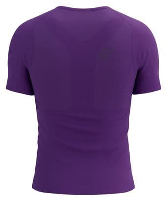 Compressport Performance Short Sleeve Shirt Purple