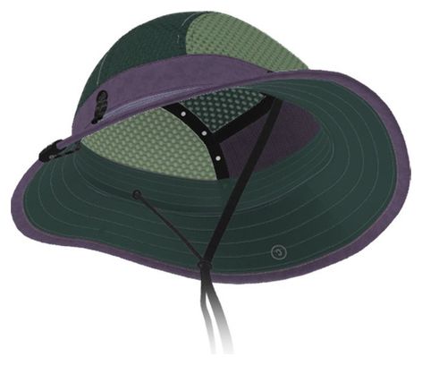 BNDCKHat Trail Range Cuts Green / Purple