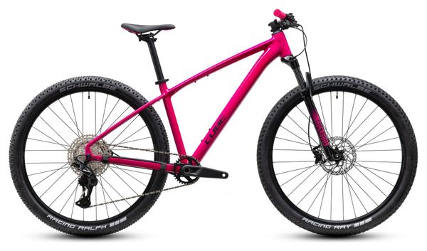 Bicicleta de montaña Cube Reaction Pro Shimano 12V 29'' Rosa fucsia 2027