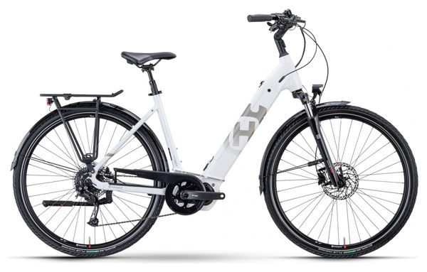 Husqvarna Gran City 1 Bicicleta Eléctrica Urbana Shimano Alivio / Altus 9S 500 Wh 26'' Blanco 2021
