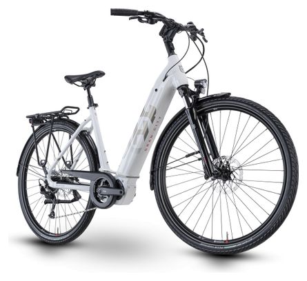 Husqvarna Gran City 1 Bicicleta Eléctrica Urbana Shimano Alivio / Altus 9S 500 Wh 26'' Blanco 2021