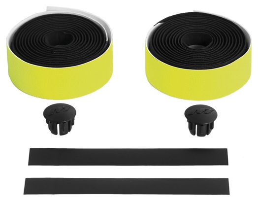 Massi Dual Wave Handlebar Tape Black / Neon Yellow