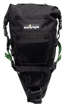 Miss Grape Cluster 13 Waterproof Saddlebag 13L Black