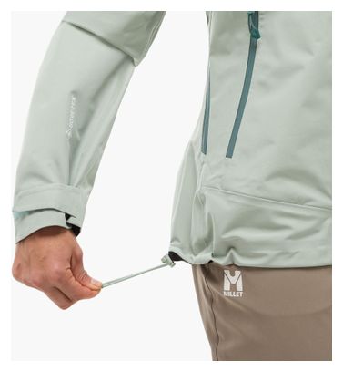 Veste Imperméable Femme Millet Seneca Gore-Tex 3L Vert 