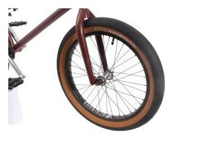 Vélo BMX adulte CENTRIX FC rouge-marron 20 pouces 10.9 kg
