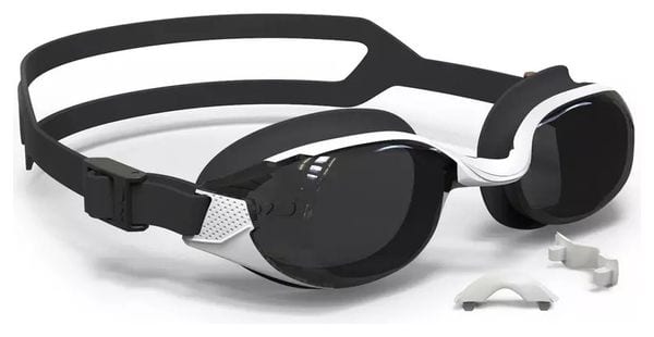 Nabaiji 500 Zwembril Zwart Wit