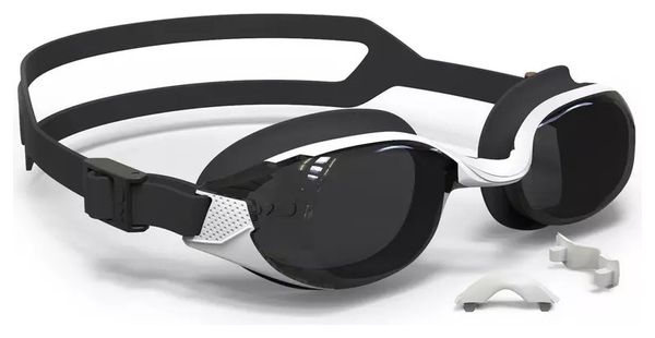 Lunettes de Natation Nabaiji 500 Noir Blanc