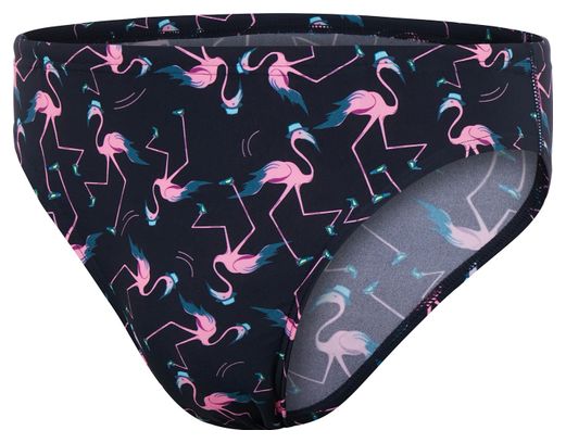 Speedo Allover 5cm Swimsuit Blue/Pink Flamingos