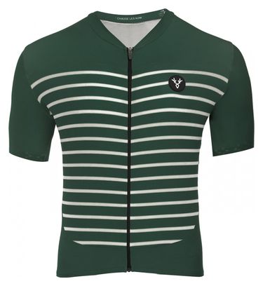 LeBram Ventoux Korte Mouw Jersey Agave Groen Slim Fit