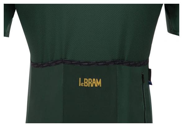 LeBram Chaussy Agave Jersey verde de manga corta Corte ajustado