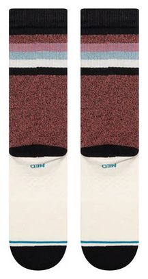 Chaussettes Stance Dockerson Crew Blanc / Marron