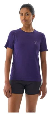 Compressport Performance Women's Jersey met korte mouwen Purple