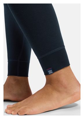 Odlo Merino 200 "80th Anniversary" Edition Baselayer Tights, Blue, Women's