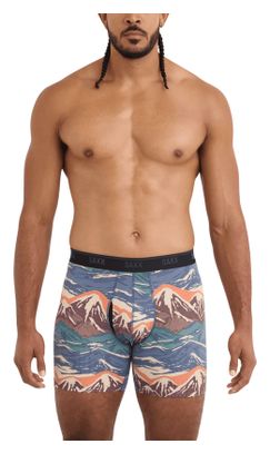 Saxx Quest Quick-Dry Mesh Boxershorts Blau/Mehrfarbig (2er-Pack)