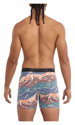 Saxx Quest Quick-Dry Mesh Boxershorts Blau/Mehrfarbig (2er-Pack)