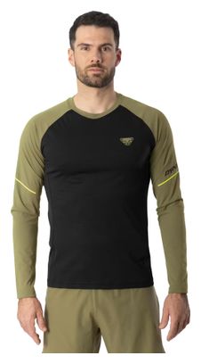 Maglietta da trail Dynafit Alpine Pro Nero/Cachi da uomo