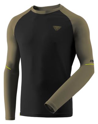 Maglietta da trail Dynafit Alpine Pro Nero/Cachi da uomo