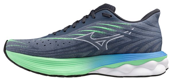 Mizuno Wave Skyrise 6 Laufschuhe Blau/Grün Herren