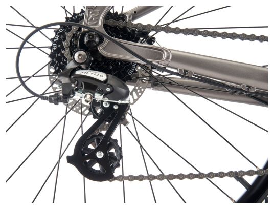VTT Semi-Rigide Kona Lana'i Shimano Altus 8V 29'' Gris Satin Faux Raw