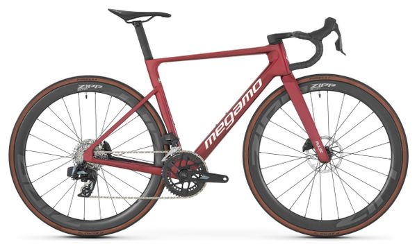 Bicicletta da strada Megamo Pulse 07 Sram Rival AXS 12V 700 mm Rosso 2026